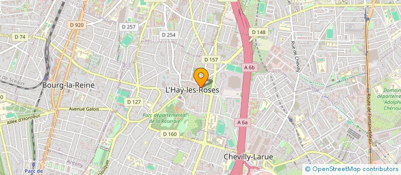 localisation de l'entreprise MONSIEUR ALAIN BONNET  L'HAY-LES-ROSES