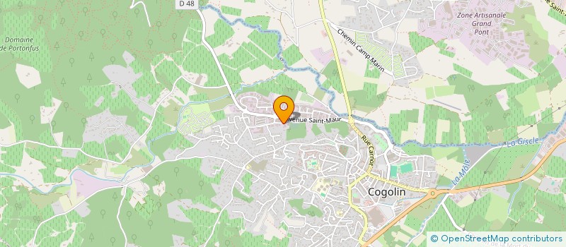localisation de l'entreprise MONSIEUR ALAIN BONNET à COGOLIN