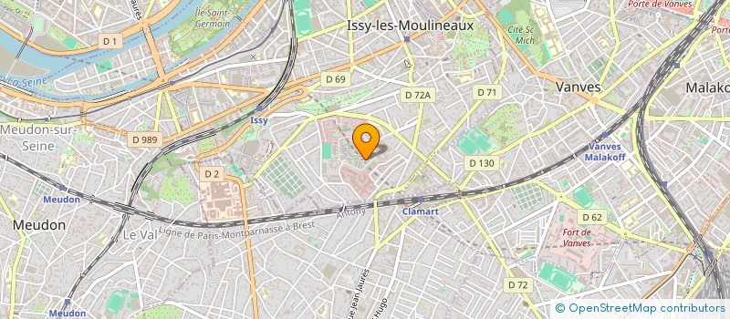 localisation de l'entreprise MONSIEUR ALAIN BONNET DUPEYRON à ISSY-LES-MOULINEAUX