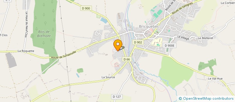 localisation de l'entreprise MONSIEUR ALAIN BONNISSENT  BREUVILLE