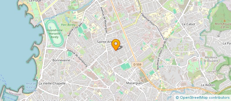 localisation de l'entreprise MONSIEUR ALAIN BONOMO BONIFACIO  MARSEILLE 8EME