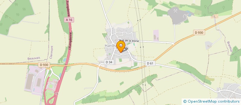 localisation de l'entreprise MONSIEUR ALAIN BONTEMPS  ROCQUENCOURT