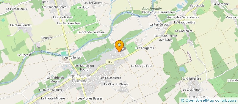 localisation de l'entreprise MONSIEUR ALAIN BONVIN à LIGNIERES-DE-TOURAINE