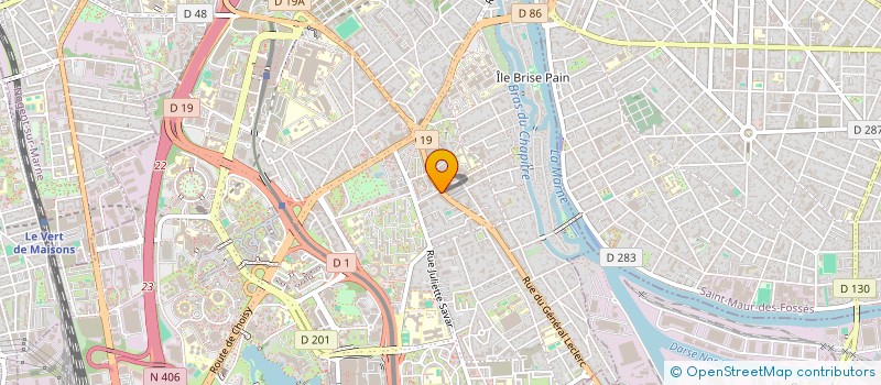 localisation de l'entreprise MONSIEUR ALAIN BONVU  CRETEIL