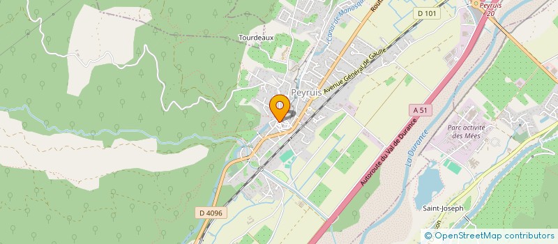 localisation de l'entreprise MONSIEUR ALAIN BONZI  PEYRUIS