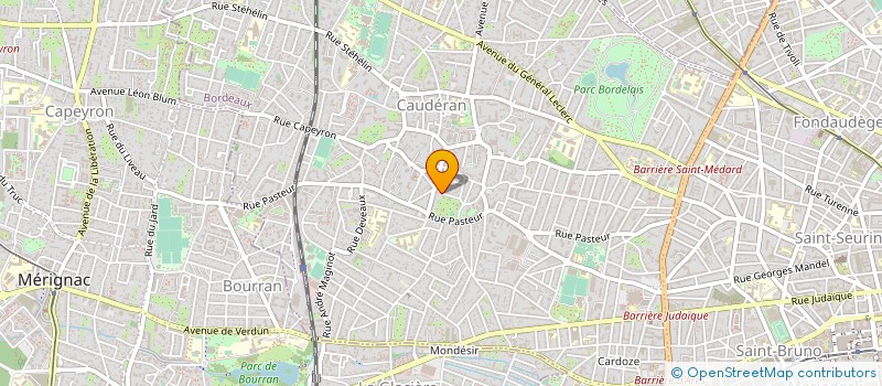 localisation de l'entreprise MONSIEUR ALAIN BORDES  BORDEAUX