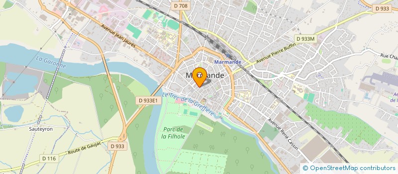 localisation de l'entreprise MONSIEUR ALAIN BORDIER à MARMANDE