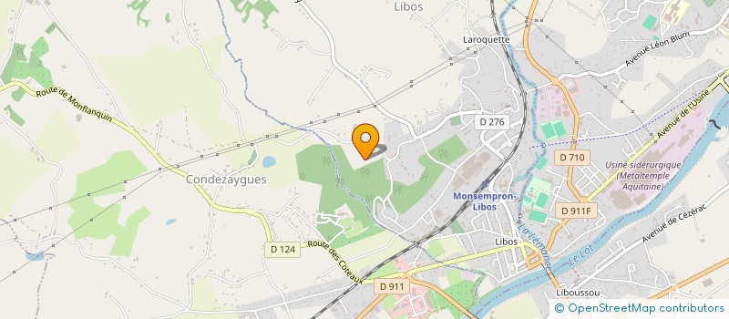 localisation de l'entreprise MONSIEUR ALAIN BORIE  MONTAYRAL