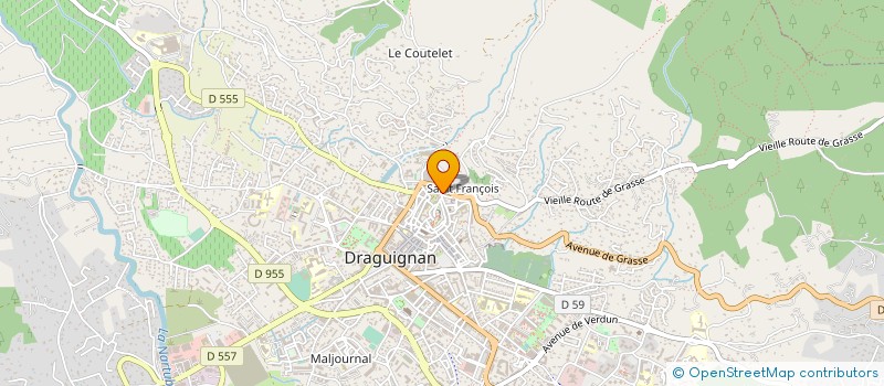 localisation de l'entreprise MONSIEUR ALAIN BORIES  DRAGUIGNAN