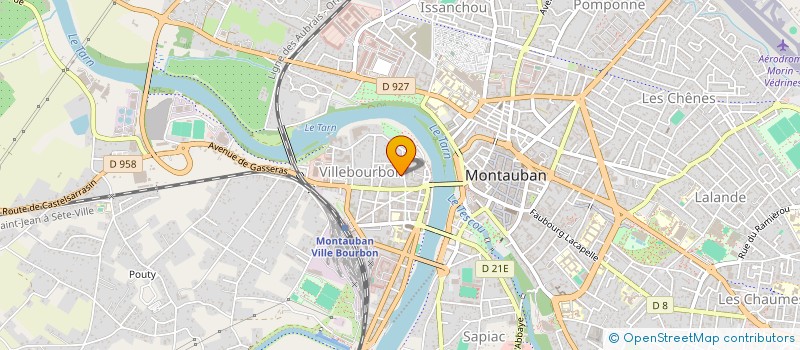 localisation de l'entreprise MONSIEUR ALAIN BORNE  MONTAUBAN