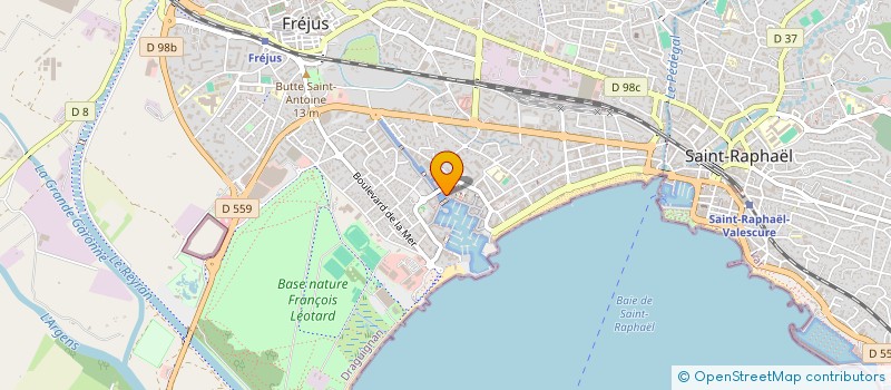 localisation de l'entreprise MONSIEUR ALAIN BORONAT  FREJUS