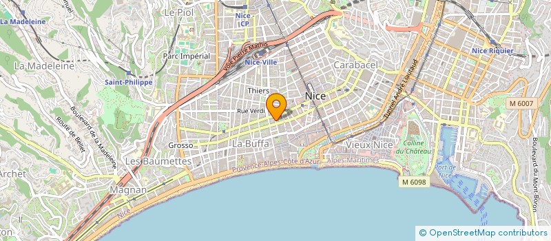 localisation de l'entreprise MONSIEUR ALAIN BORRY  NICE