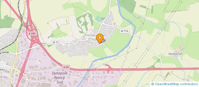 localisation de l'entreprise MONSIEUR ALAIN BORT  FLEVILLE-DEVANT-NANCY