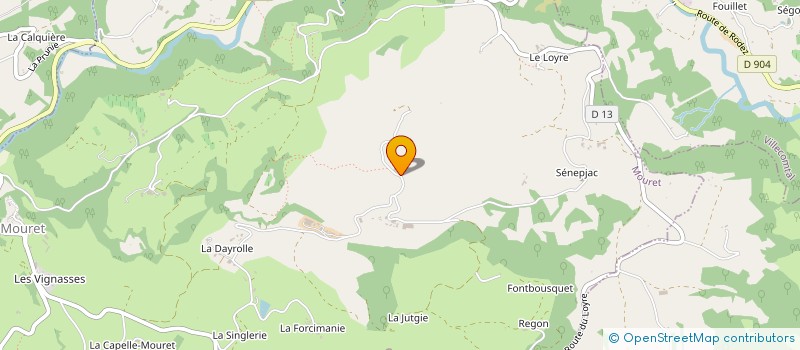 localisation de l'entreprise MONSIEUR ALAIN BOSC  MOURET