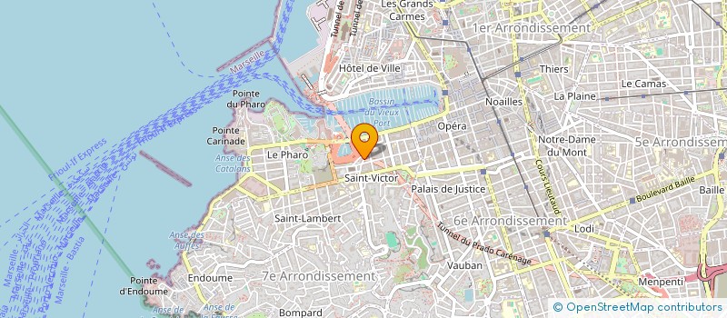 localisation de l'entreprise MONSIEUR ALAIN BOSC à MARSEILLE