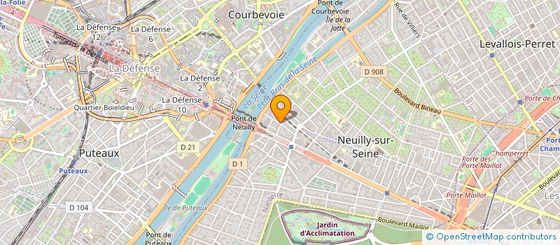 localisation de l'entreprise MONSIEUR ALAIN BOSQUILLON DE JENLIS à NEUILLY-SUR-SEINE
