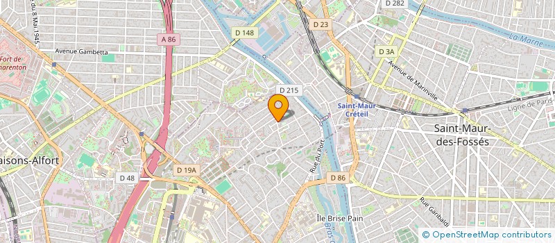 localisation de l'entreprise MONSIEUR ALAIN BOSSARD  CRETEIL