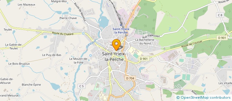 localisation de l'entreprise MONSIEUR ALAIN BOSSELUT à SAINT-YRIEIX-LA-PERCHE