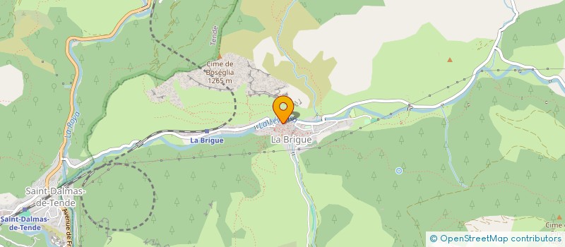 localisation de l'entreprise MONSIEUR ALAIN BOTON  LA BRIGUE