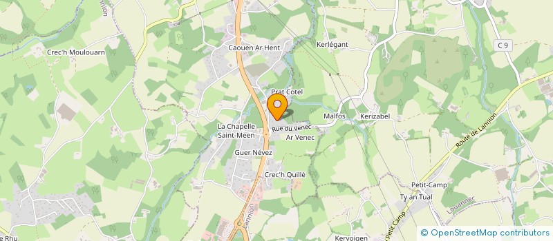 localisation de l'entreprise MONSIEUR ALAIN BOTREL  SAINT-QUAY-PERROS