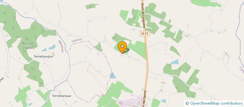 localisation de l'entreprise MONSIEUR ALAIN BOTTECCHIA  MONBAHUS