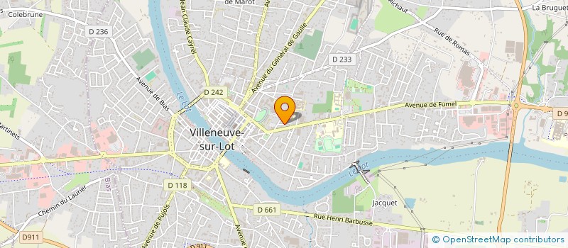 localisation de l'entreprise MONSIEUR ALAIN BOTTEGA  LEDAT