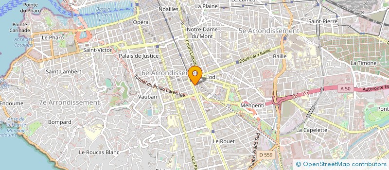 localisation de l'entreprise MONSIEUR ALAIN BOTTI  MARSEILLE