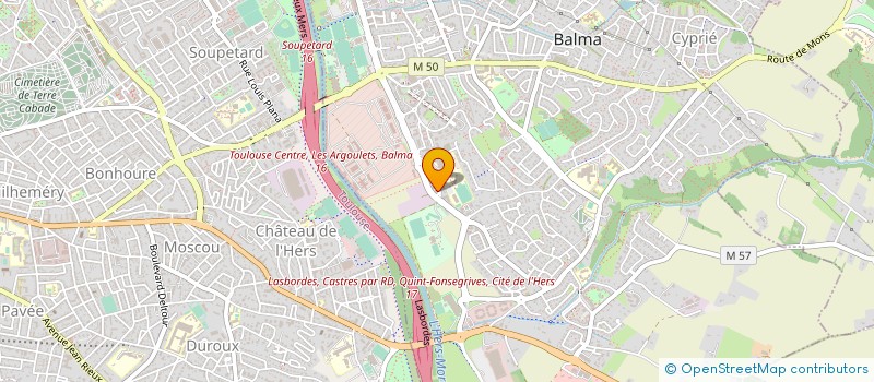 localisation de l'entreprise MONSIEUR ALAIN BOUADANA à BALMA