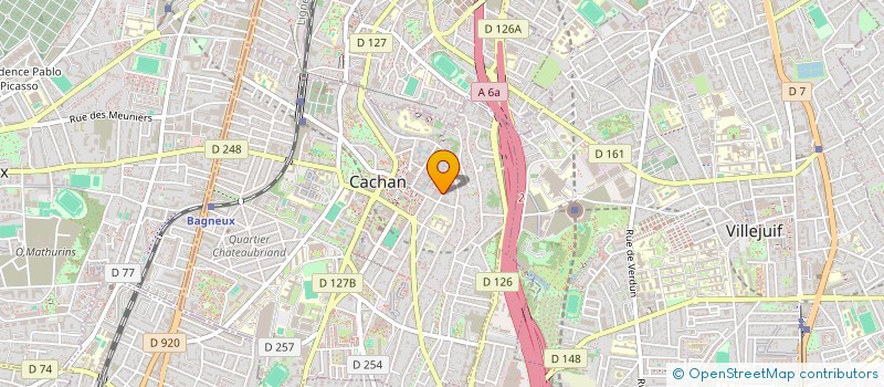 localisation de l'entreprise MONSIEUR ALAIN BOUAZIZ à CACHAN