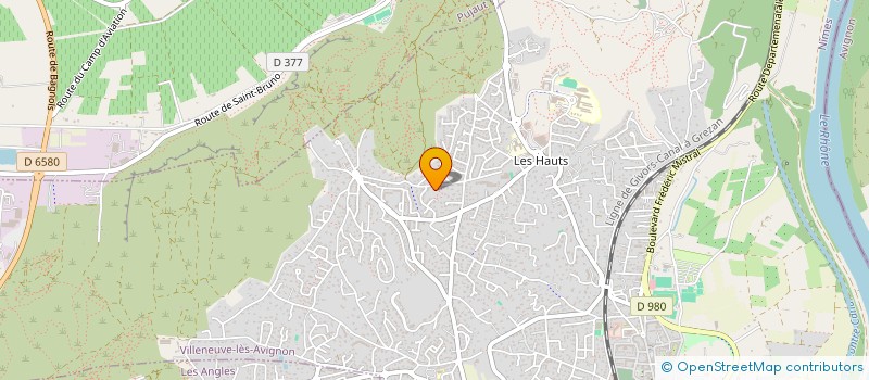 localisation de l'entreprise MONSIEUR ALAIN BOUBON  VILLENEUVE-LES-AVIGNON