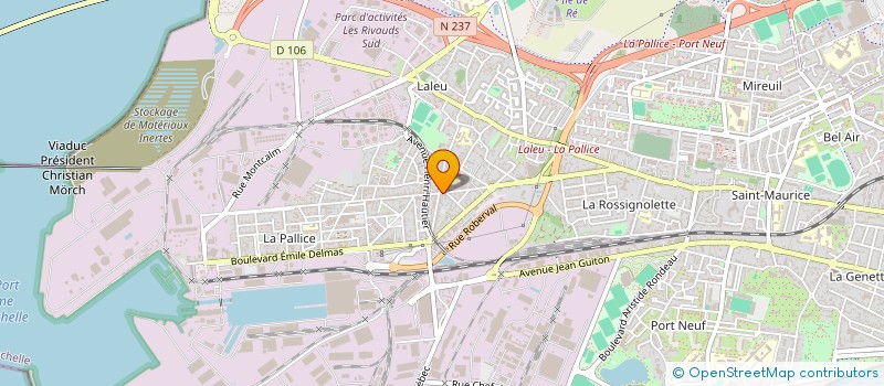 localisation de l'entreprise MONSIEUR ALAIN BOUCAUD  LA ROCHELLE