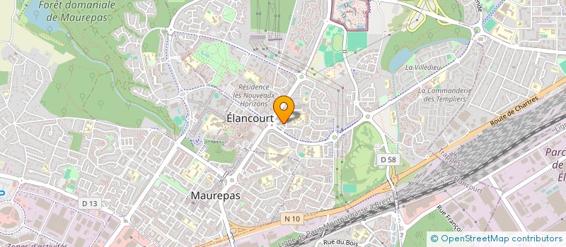localisation de l'entreprise MONSIEUR ALAIN BOUCHE à ELANCOURT