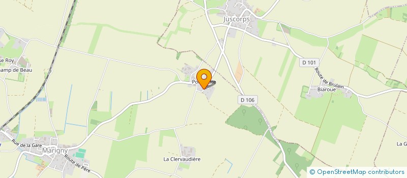 localisation de l'entreprise MONSIEUR ALAIN BOUCHER à MARIGNY