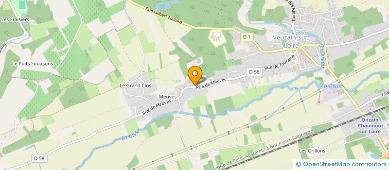 localisation de l'entreprise MONSIEUR ALAIN BOUCHER  VEUZAIN-SUR-LOIRE