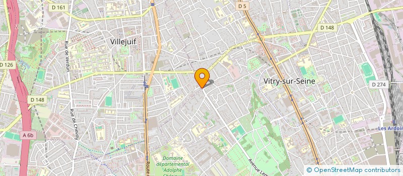 localisation de l'entreprise MONSIEUR ALAIN BOUCHETY à VILLEJUIF