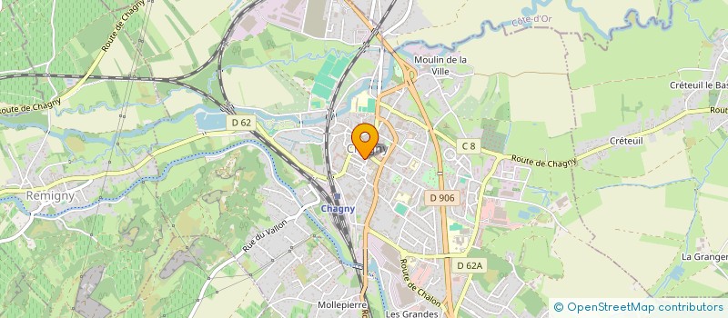 localisation de l'entreprise MONSIEUR ALAIN BOUCHEZ  CHAGNY