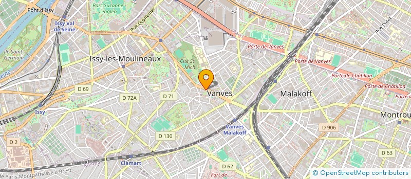 localisation de l'entreprise MONSIEUR ALAIN BOUDARHAM à VANVES