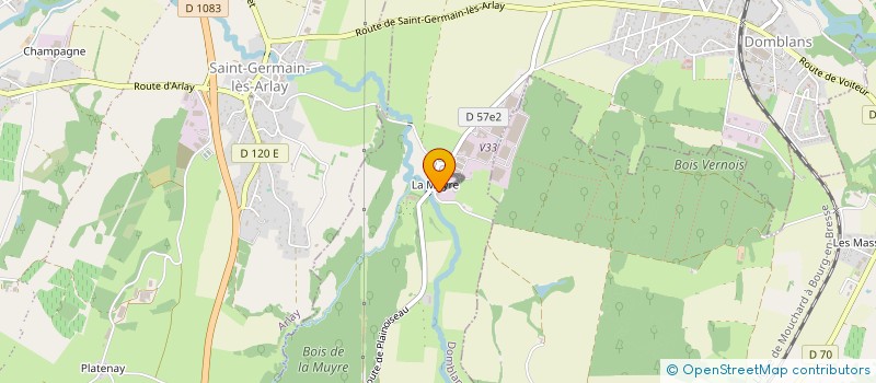 localisation de l'entreprise MONSIEUR ALAIN BOUDIER  VOITEUR