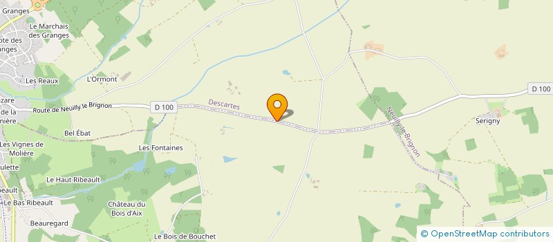 localisation de l'entreprise MONSIEUR ALAIN BOUE  DESCARTES