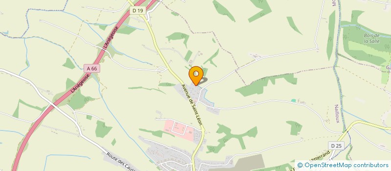 localisation de l'entreprise MONSIEUR ALAIN BOUGEL  NAILLOUX