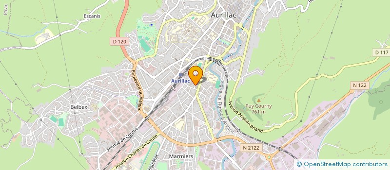 localisation de l'entreprise MONSIEUR ALAIN BOUGES à YTRAC