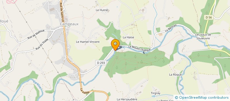 localisation de l'entreprise MONSIEUR ALAIN BOUILLET à SOULEUVRE EN BOCAGE