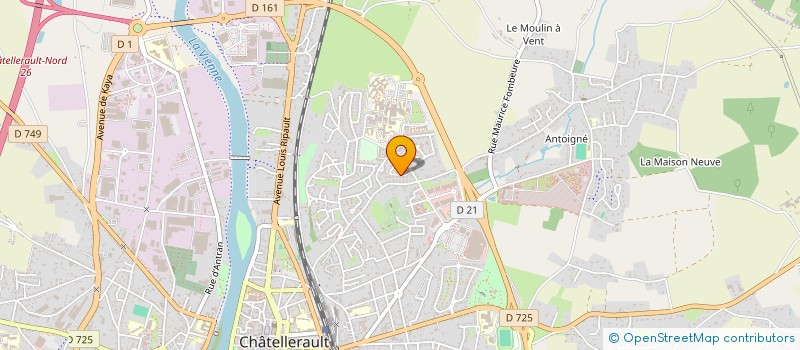 localisation de l'entreprise MONSIEUR ALAIN BOUIN à CHATELLERAULT