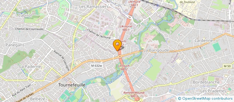 localisation de l'entreprise MONSIEUR ALAIN BOUIN à COLOMIERS