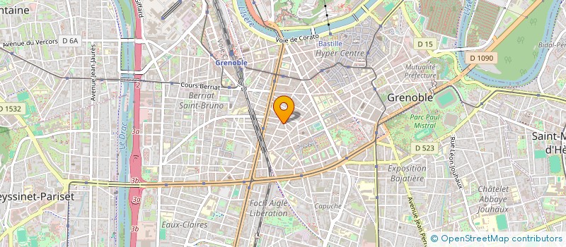 localisation de l'entreprise MONSIEUR ALAIN BOUISSIERES  GRENOBLE