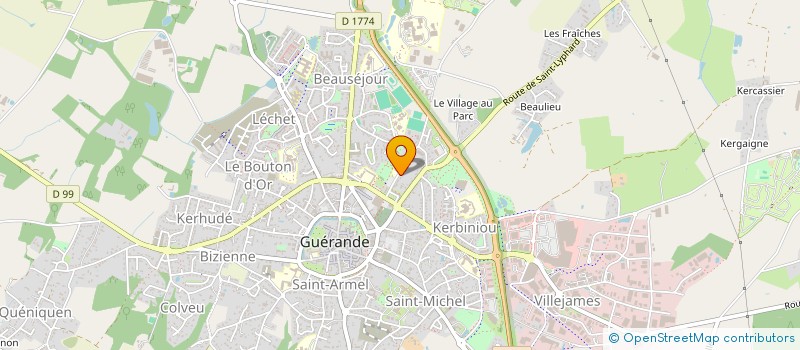 localisation de l'entreprise MONSIEUR ALAIN BOULANT à GUERANDE
