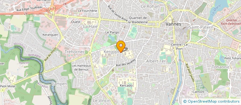 localisation de l'entreprise MONSIEUR ALAIN BOULARD à VANNES