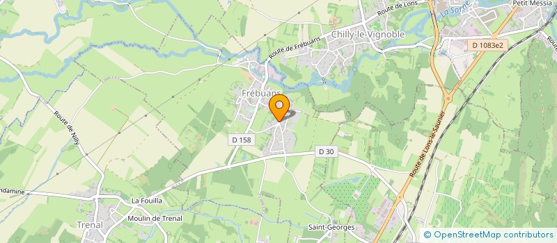 localisation de l'entreprise MONSIEUR ALAIN BOULLY  FREBUANS