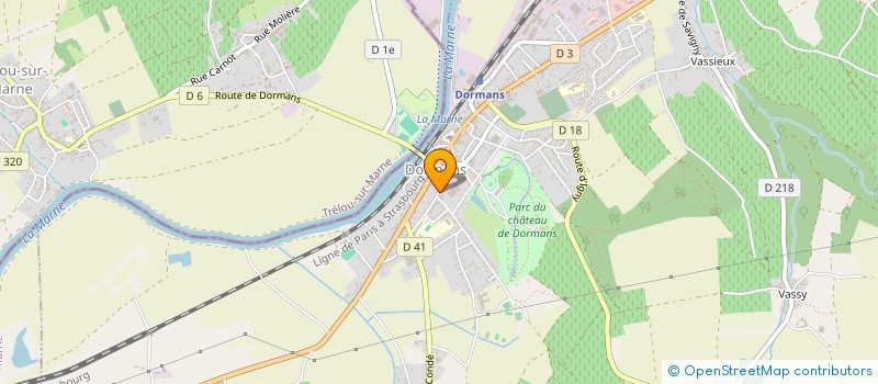 localisation de l'entreprise MONSIEUR ALAIN BOULNOIS  DORMANS