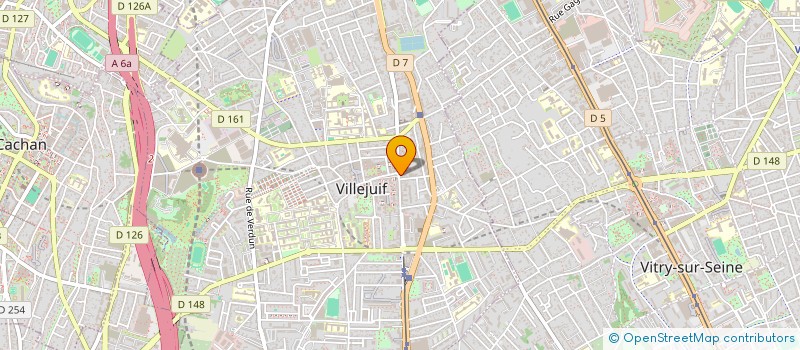 localisation de l'entreprise MONSIEUR ALAIN BOUNGNONG  VILLEJUIF